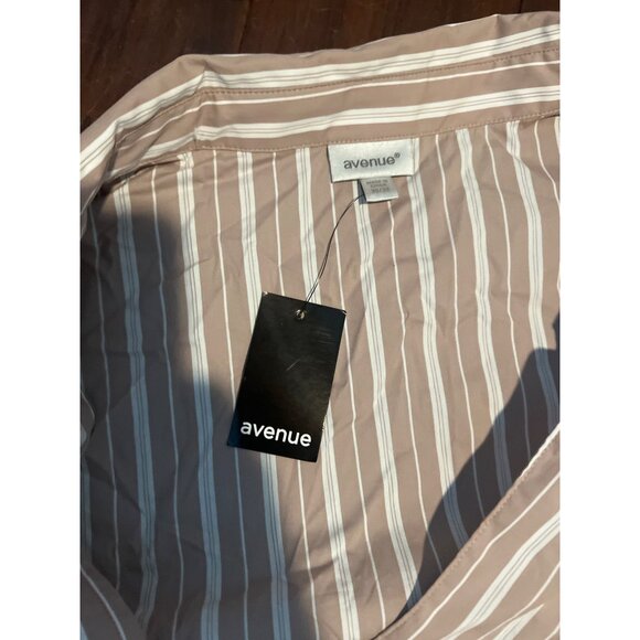 Avenue womens Avenue Plus Size Dress Sue Wrap Dress US 26/28 - Picture 8 of 10